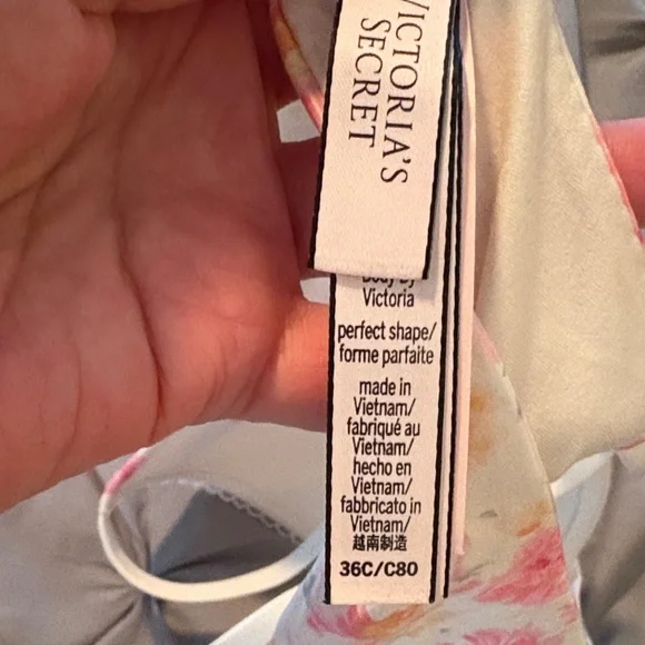 Victoria's Secret 36c Floral Elegance Women's Bra like new - Picture 4 of 6